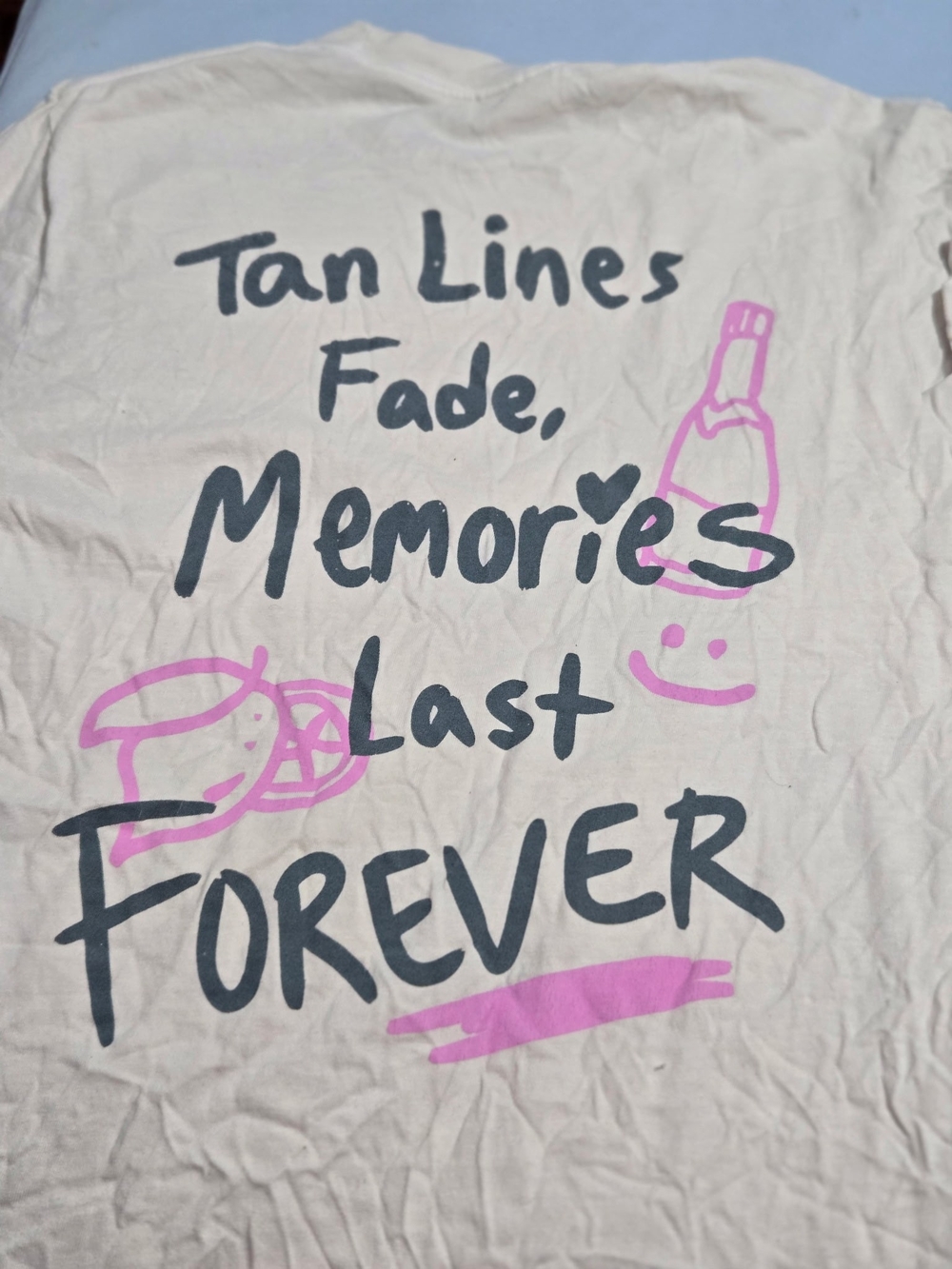 Comfort Colors White Cotton Tee - Classic Crewneck - Picture 2 of 3
